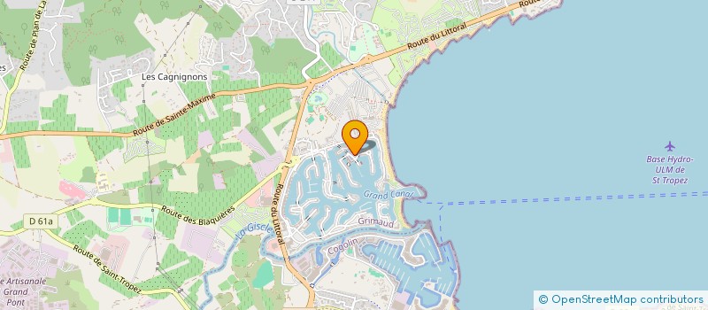 localisation de l'entreprise SCI SEASIDE à GRIMAUD