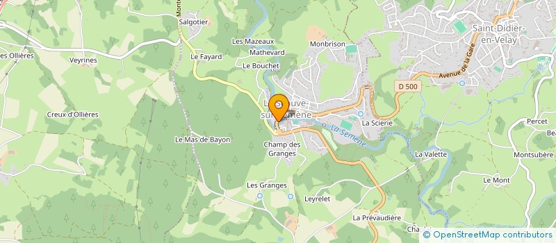 localisation de l'entreprise SCI SEAUVE VALONGO  LA SEAUVE-SUR-SEMENE