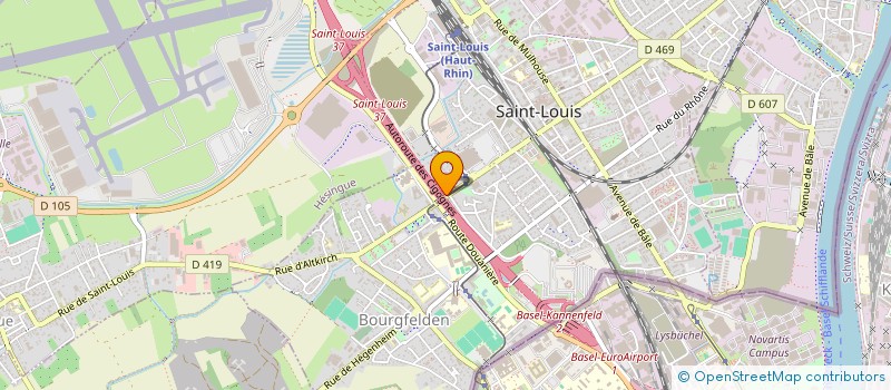 localisation de l'entreprise SCI SEAWORLD  SAINT-LOUIS