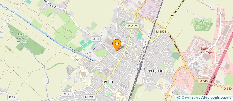 localisation de l'entreprise SCI SEB à SECLIN