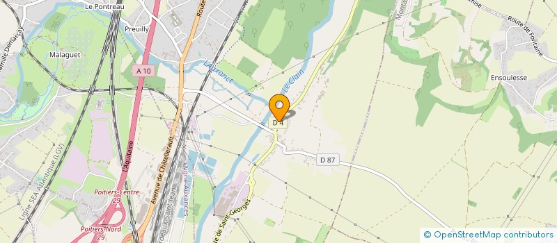 localisation de l'entreprise SCI SEB  CHASSENEUIL-DU-POITOU