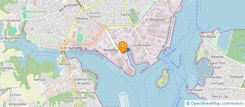 localisation de l'entreprise SCI SEB'AMO  LORIENT