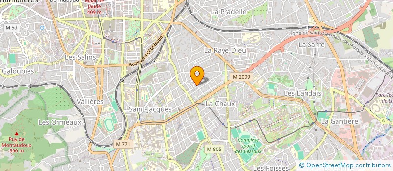 localisation de l'entreprise SCI SEB-NICO IMMO  CLERMONT-FERRAND