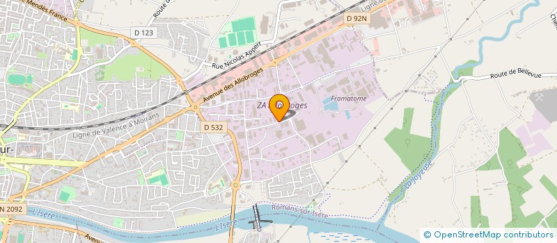 localisation de l'entreprise SCI SEBA  BOURG-DE-PEAGE