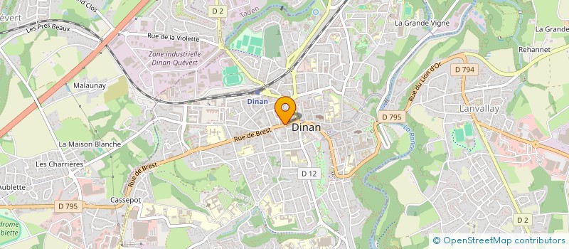 localisation de l'entreprise SCI SEBACELI  DINAN