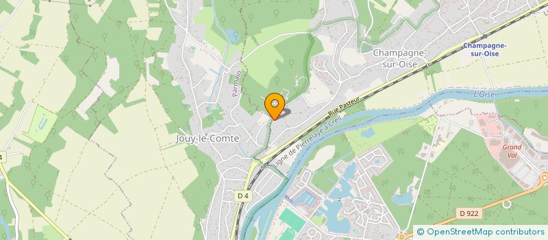 localisation de l'entreprise SCI SEBACLAUD  CHAMPAGNE-SUR-OISE