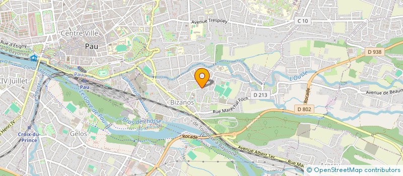 localisation de l'entreprise SCI SEBADEL  BIZANOS