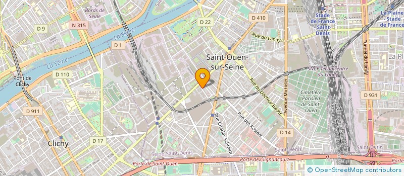 localisation de l'entreprise SCI SEBAG PINS PARASOLS  SAINT-OUEN-SUR-SEINE