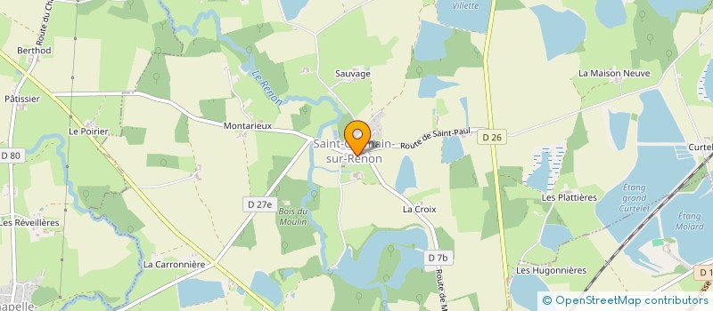 localisation de l'entreprise SCI SEBALEX  SAINT-GERMAIN-SUR-RENON