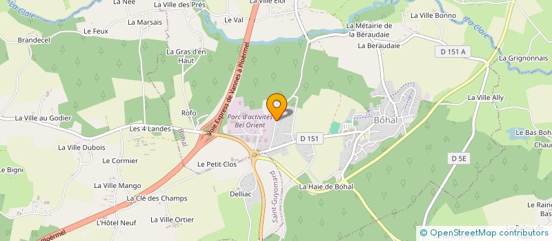 localisation de l'entreprise SCI SEBALEX  BOHAL