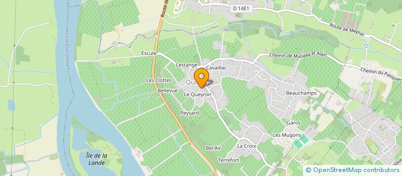 localisation de l'entreprise SCI SEBALIE  QUINSAC