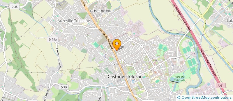 localisation de l'entreprise SCI SEBALINE à CASTANET TOLOSAN