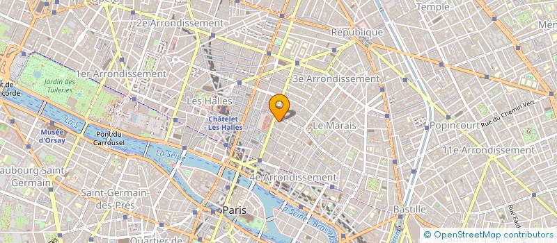 localisation de l'entreprise SCI SEBALISE  PARIS