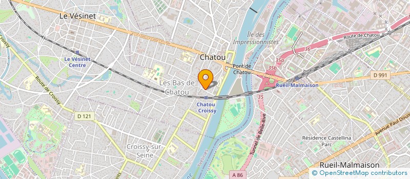 localisation de l'entreprise SCI SEBALOR  CHATOU