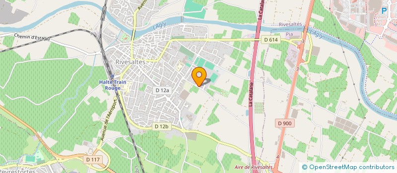 localisation de l'entreprise SCI SEBAN  RIVESALTES