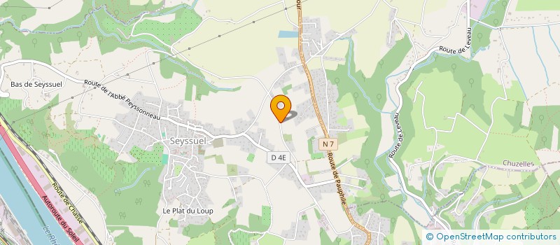 localisation de l'entreprise SCI SEBANIRA  SEYSSUEL