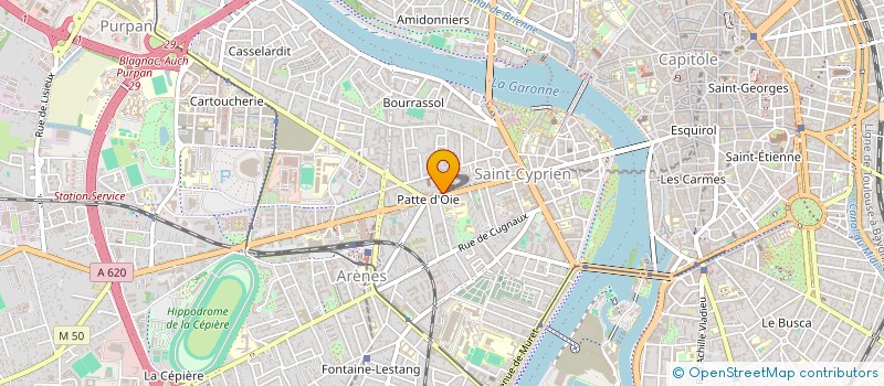 localisation de l'entreprise SCI SEBASTHU 1 à TOULOUSE