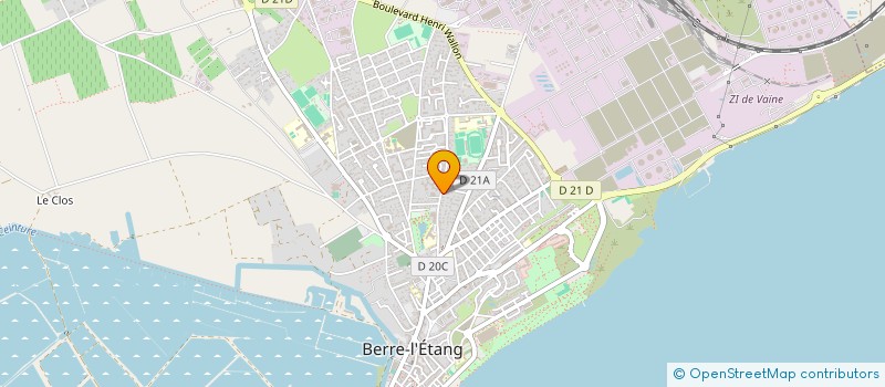 localisation de l'entreprise SCI SEBASTI à BERRE-L'ETANG