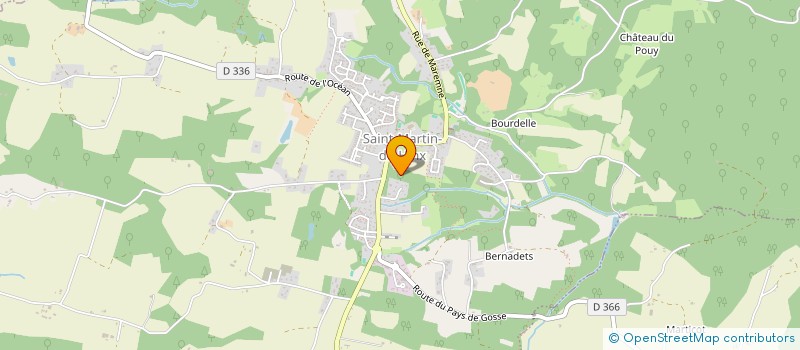 localisation de l'entreprise SCI SEBASTIEN  SAINT-MARTIN-DE-SEIGNANX