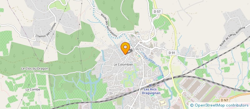 localisation de l'entreprise SCI SEBASTIEN à LES ARCS