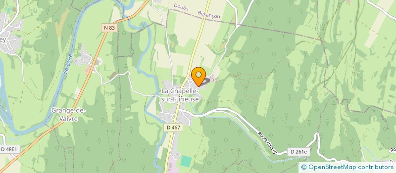 localisation de l'entreprise SCI SEBASTIEN DAMNON  LA CHAPELLE-SUR-FURIEUSE