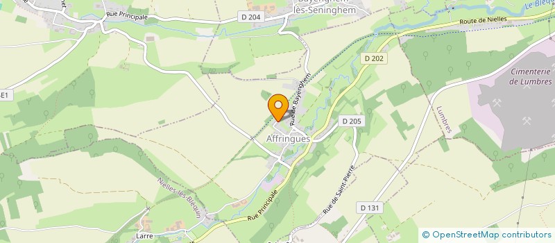 localisation de l'entreprise SCI SEBASTIEN ET INGRID  AFFRINGUES