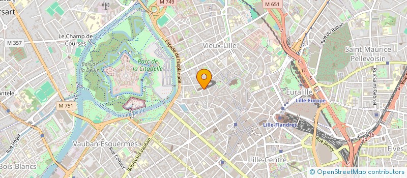 localisation de l'entreprise SCI SEBASTIEN IX à LILLE
