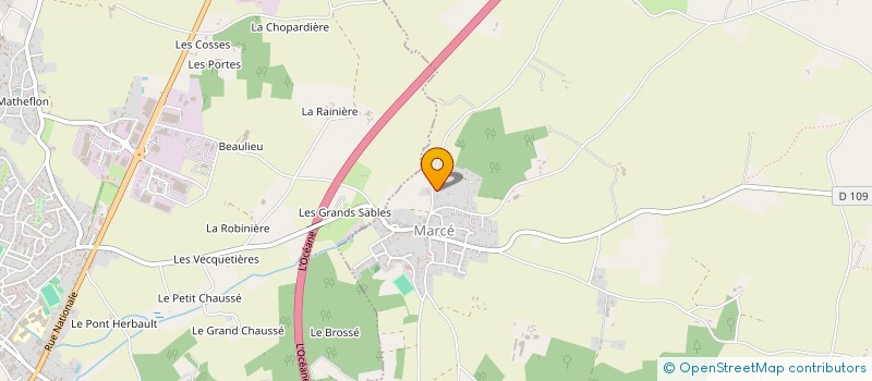 localisation de l'entreprise SCI SEBASTIEN MANCEAU  LOIRE-AUTHION