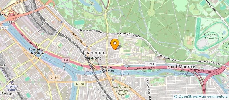 localisation de l'entreprise SCI SEBASTIEN NOGENT à SAINT-MAURICE