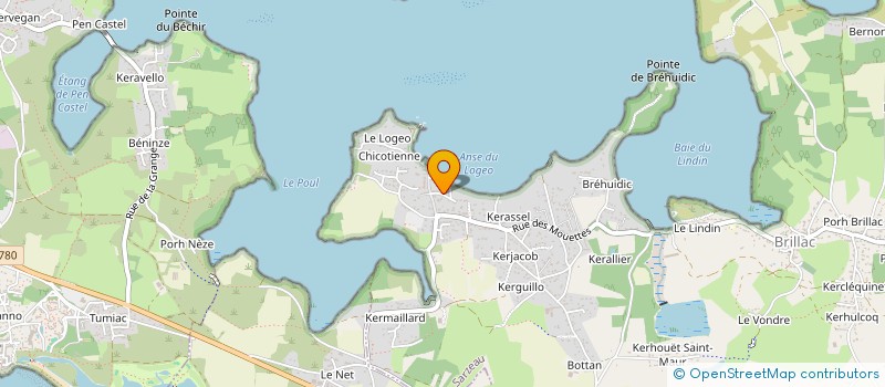 localisation de l'entreprise SCI SEBASTIEN ROBIC  SARZEAU