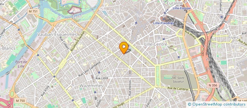 localisation de l'entreprise SCI SEBASTO à LILLE
