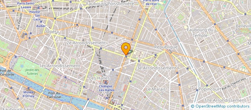 localisation de l'entreprise SCI SEBASTO  PARIS