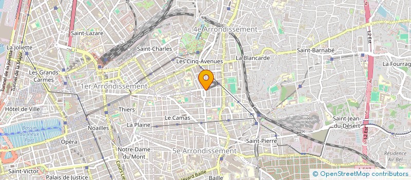 localisation de l'entreprise SCI SEBASTOPOL à MARSEILLE