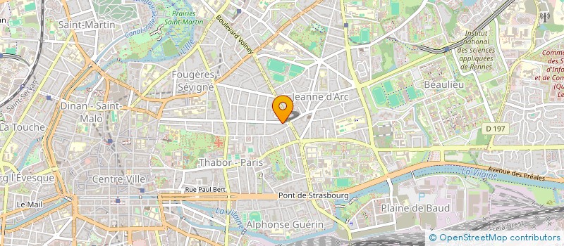 localisation de l'entreprise SCI SEBASTOPOL INVESTISSEMENTS  RENNES