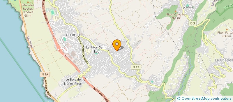localisation de l'entreprise SCI SEBATAIC à SAINT-LEU