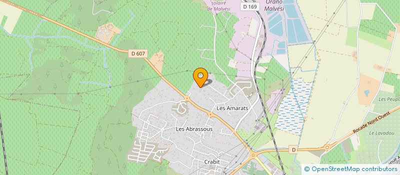 localisation de l'entreprise SCI SEBATEL à NARBONNE