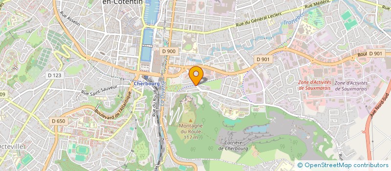 localisation de l'entreprise SCI SEBATIEN VALLEE à CHERBOURG-EN-COTENTIN