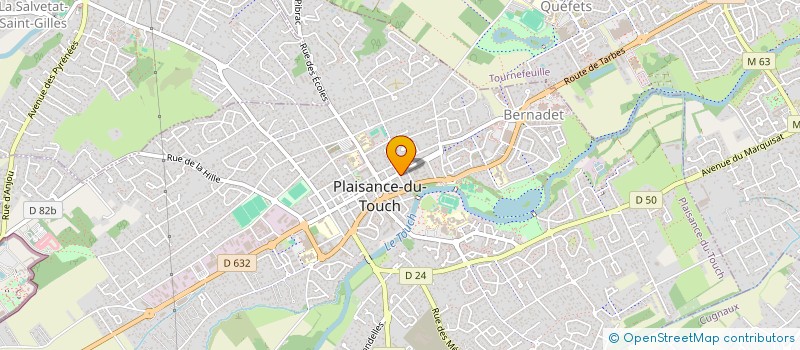 localisation de l'entreprise SCI SEBAU  PLAISANCE-DU-TOUCH