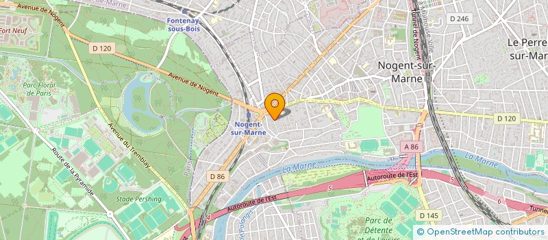 localisation de l'entreprise SCI SEBAUSTE  NOGENT-SUR-MARNE