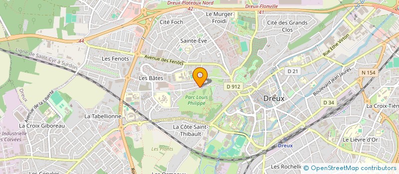 localisation de l'entreprise SCI SEBBA à DREUX