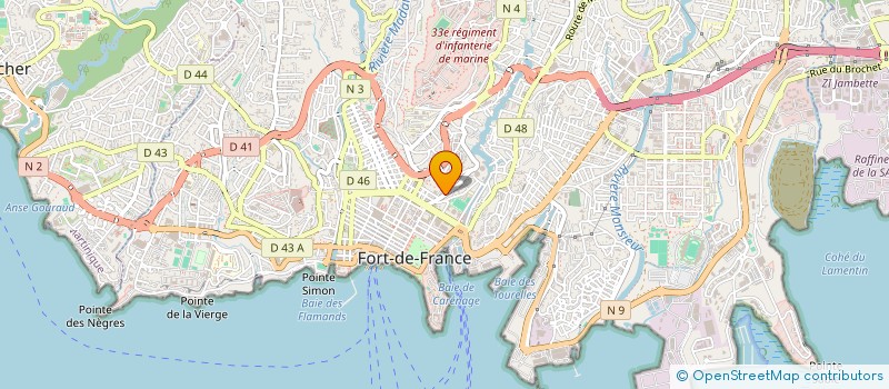 localisation de l'entreprise SCI SEBCAS à FORT-DE-FRANCE