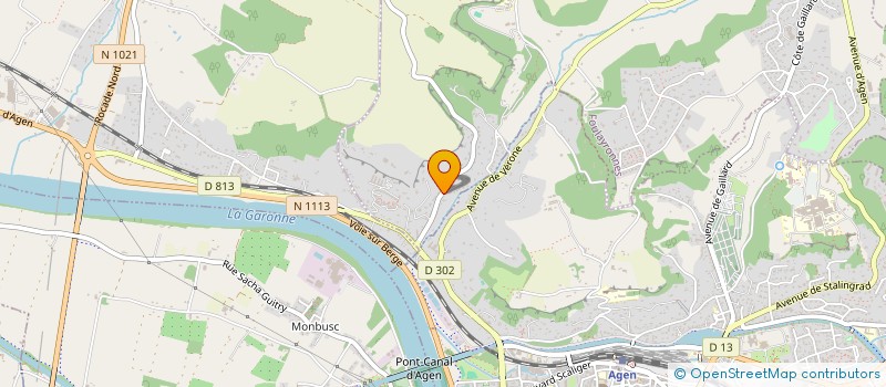 localisation de l'entreprise SCI SEBCINE  ONDRES