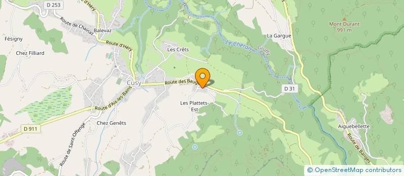 localisation de l'entreprise SCI SEBELEC  CUSY