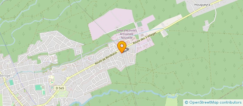 localisation de l'entreprise SCI SEBELO  AUDENGE