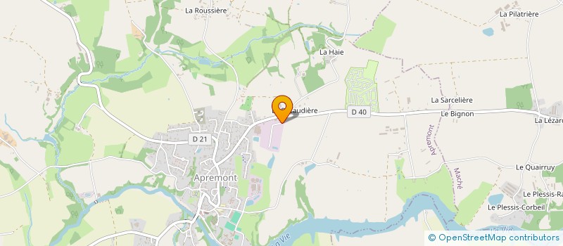 localisation de l'entreprise SCI SEBELO à LANDEVIEILLE