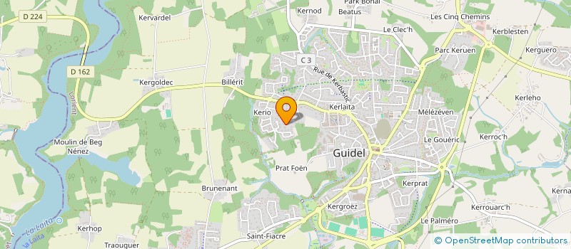 localisation de l'entreprise SCI SEBER  GUIDEL