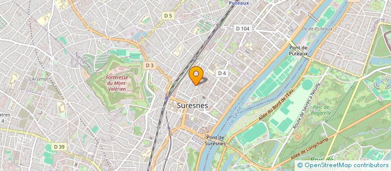 localisation de l'entreprise SCI SEBERIC à SURESNES
