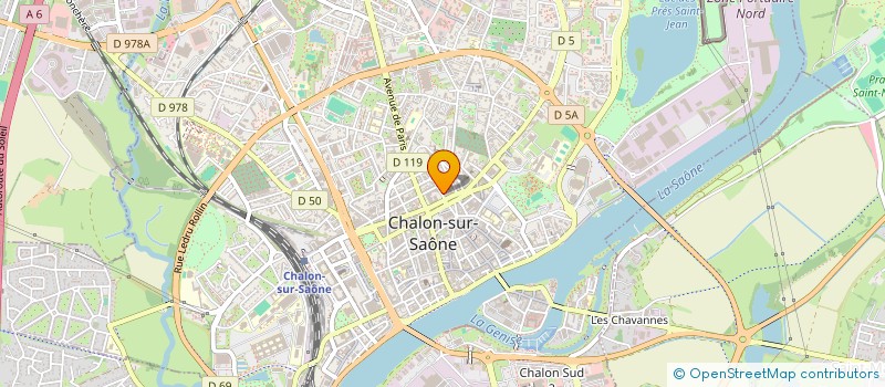 localisation de l'entreprise SCI SEBETIO à CHALON-SUR-SAONE