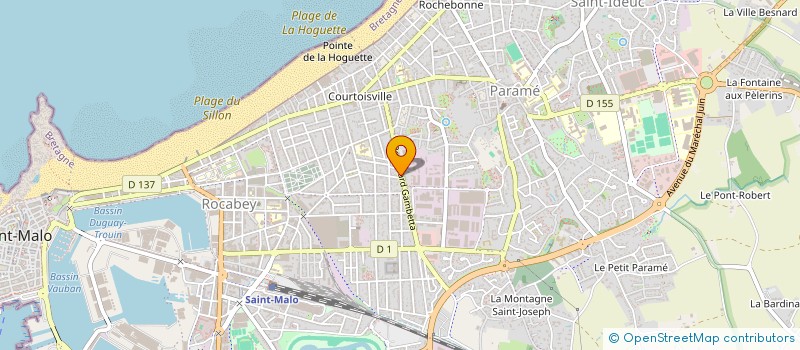 localisation de l'entreprise SCI SEBHUKLO  SAINT-MALO