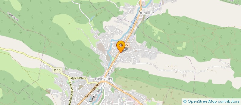 localisation de l'entreprise SCI SEBILE à LAVELANET